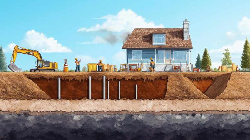 La profondeur hors gel des fondations pour construire une habitation : quel impact sur la biodiversite locale ?