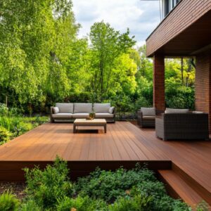 Comment sublimez votre maison avec une superbe terrasse en bois protégée contre les UV et l&rsquo;humidité