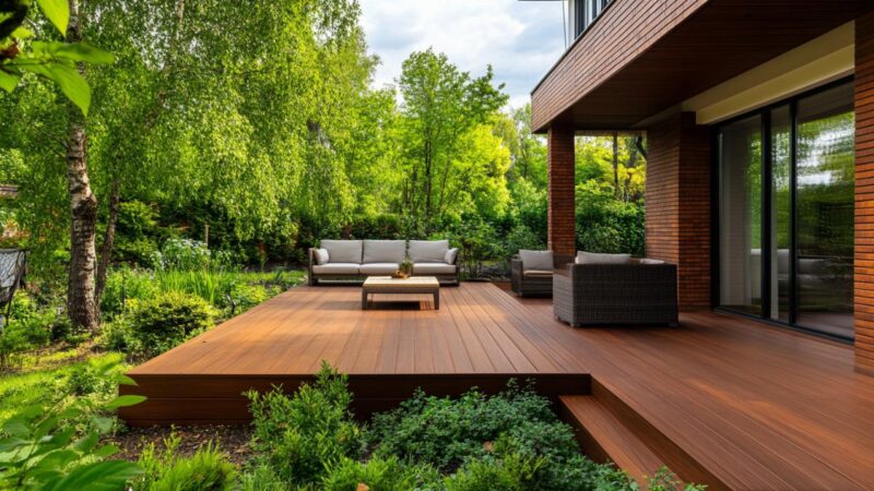 Comment sublimez votre maison avec une superbe terrasse en bois protégée contre les UV et l&rsquo;humidité
