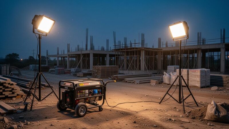 Découvrez le système Master Flash : notre avis détaillé sur ce groupe électrogène équipé d&rsquo;un spot de chantier