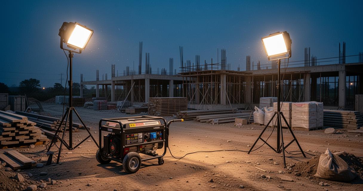 Découvrez le système Master Flash : notre avis détaillé sur ce groupe électrogène équipé d&rsquo;un spot de chantier